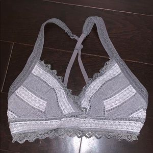 Aerie Two Tone Grey Bralette
